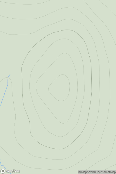 Thumbnail image for Taftin Hill showing contour plot for surrounding peak