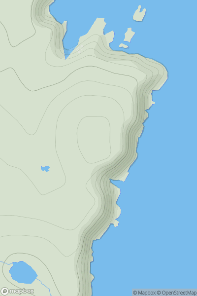 Thumbnail image for Baa-neap showing contour plot for surrounding peak