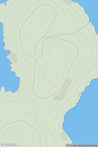 Thumbnail image for North Ward showing contour plot for surrounding peak