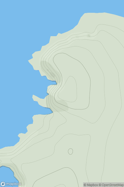 Thumbnail image for Ber Dale showing contour plot for surrounding peak