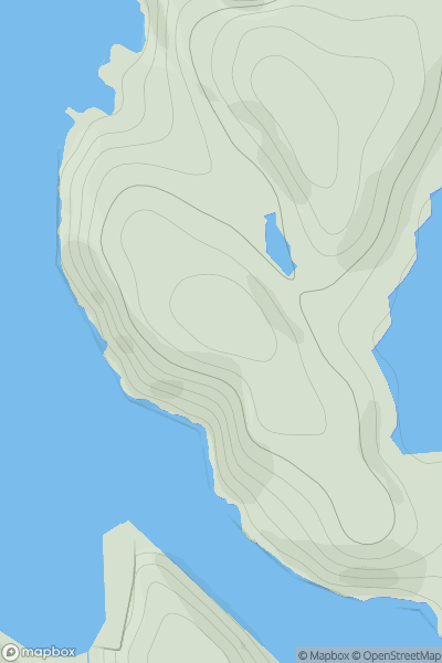 Thumbnail image for Ness of Houll showing contour plot for surrounding peak