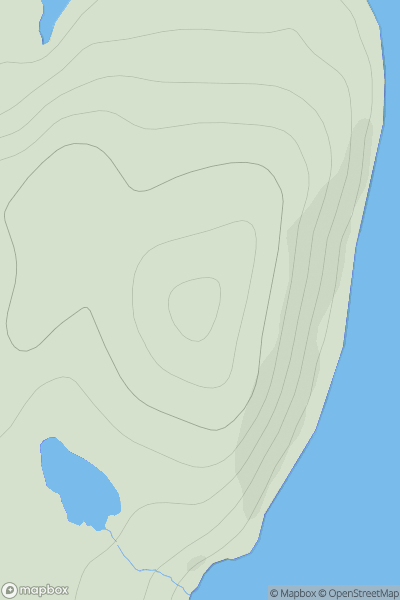 Thumbnail image for Easter Heog showing contour plot for surrounding peak
