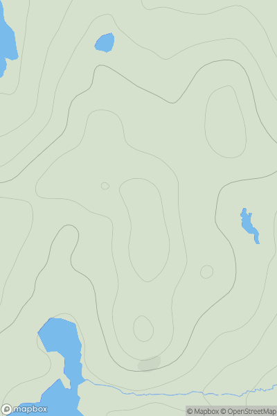 Thumbnail image for Robert Tait's Hill showing contour plot for surrounding peak