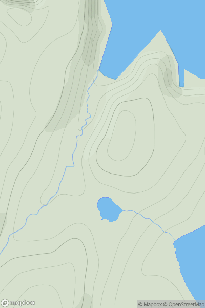Thumbnail image for Sandvoe Field showing contour plot for surrounding peak