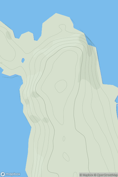 Thumbnail image for Dutch Ward showing contour plot for surrounding peak