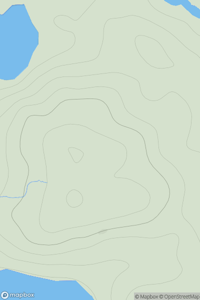 Thumbnail image for Skiords showing contour plot for surrounding peak