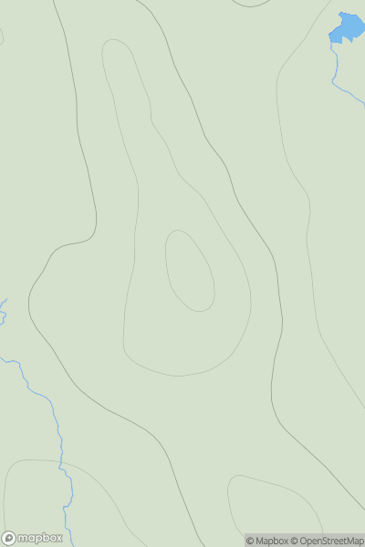 Thumbnail image for Hill of Bixsetter showing contour plot for surrounding peak