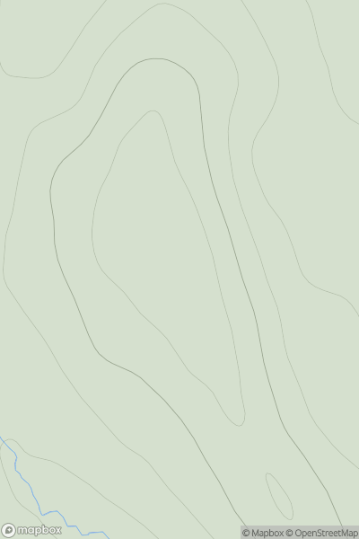 Thumbnail image for Hill of Gutcher showing contour plot for surrounding peak