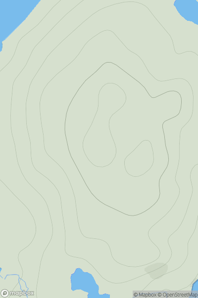 Thumbnail image for Hamnavoe Field showing contour plot for surrounding peak