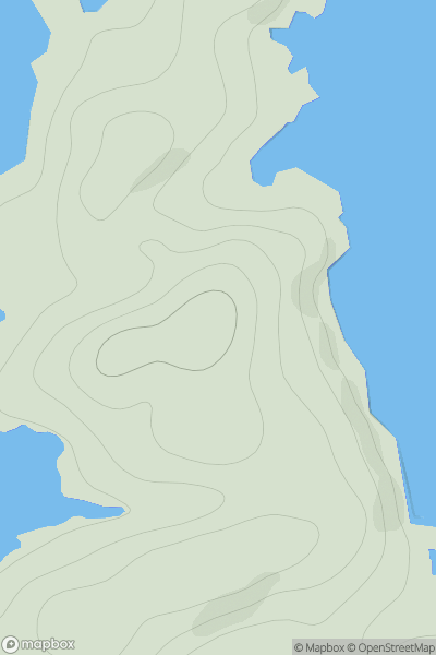 Thumbnail image for Berrgutters showing contour plot for surrounding peak