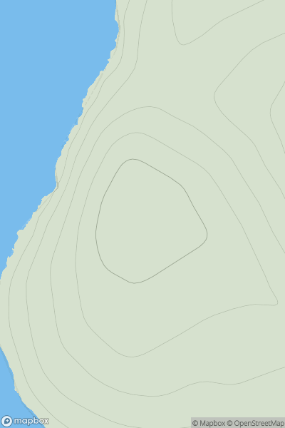 Thumbnail image for Ramna Hill showing contour plot for surrounding peak