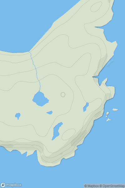 Thumbnail image for Moul of Eswick showing contour plot for surrounding peak