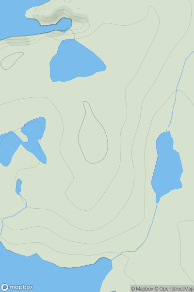 Thumbnail image for Sae Breck showing contour plot for surrounding peak
