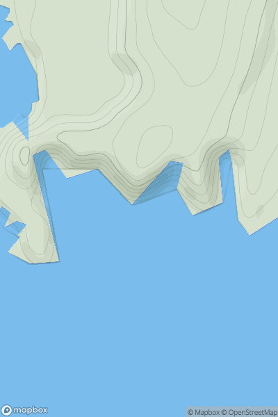 Thumbnail image for Erne's Stack North showing contour plot for surrounding peak