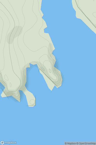 Thumbnail image for Green Head showing contour plot for surrounding peak