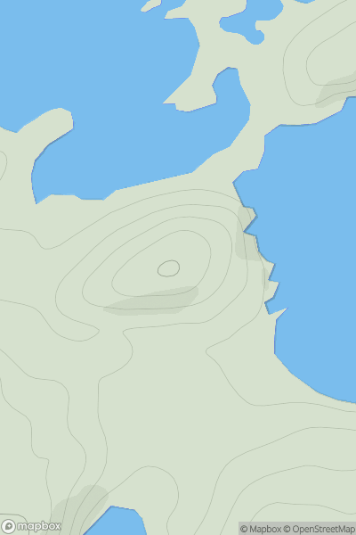 Thumbnail image for Stockan showing contour plot for surrounding peak