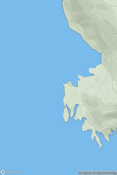 Thumbnail image for Little Hallitie showing contour plot for surrounding peak