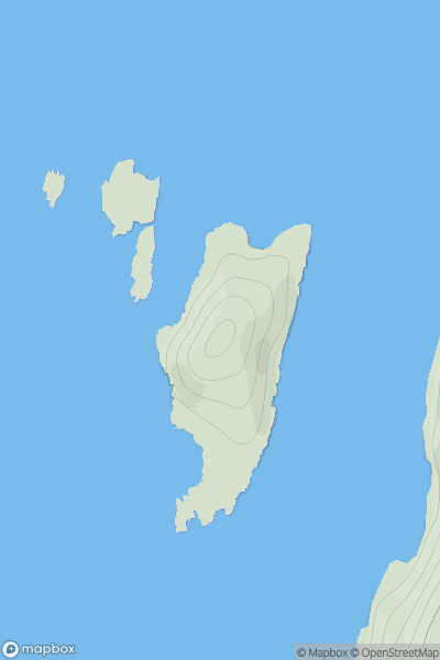 Thumbnail image for Hoy showing contour plot for surrounding peak