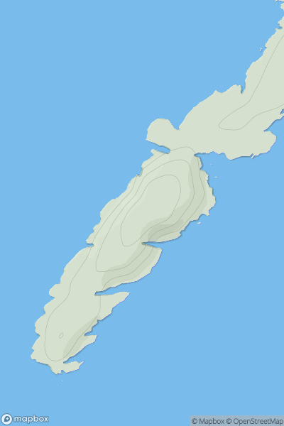 Thumbnail image for Ward of Mioness showing contour plot for surrounding peak