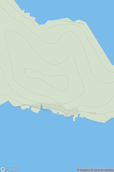 Thumbnail image for Ward of Greenmow showing contour plot for surrounding peak