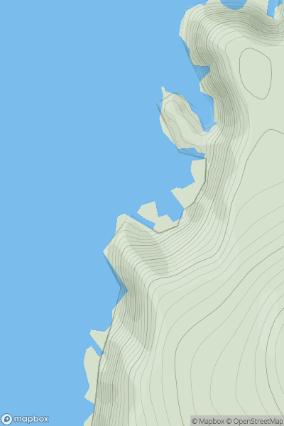 Thumbnail image for Birka Stack showing contour plot for surrounding peak