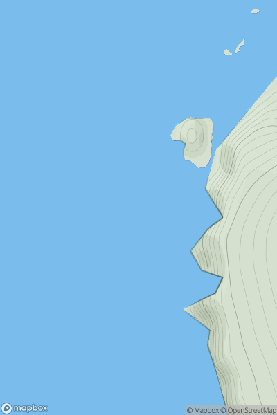 Thumbnail image for Burra Stack showing contour plot for surrounding peak
