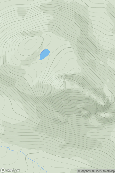 Thumbnail image for Stac Pollaidh showing contour plot for surrounding peak