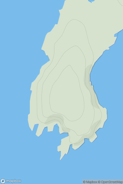 Thumbnail image for Houss Ness showing contour plot for surrounding peak