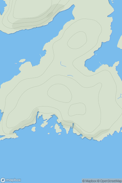 Thumbnail image for Housay Field showing contour plot for surrounding peak