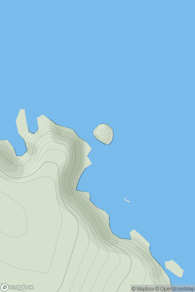 Thumbnail image for The Clett showing contour plot for surrounding peak