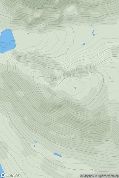 Thumbnail image for An Laogh showing contour plot for surrounding peak