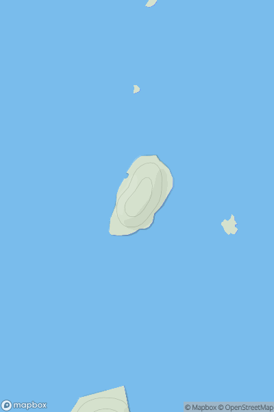 Thumbnail image for Green Holm showing contour plot for surrounding peak