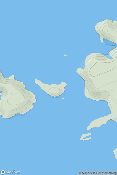 Thumbnail image for Lyra Skerry showing contour plot for surrounding peak