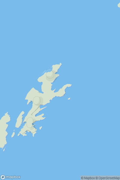 Thumbnail image for Little Flugga showing contour plot for surrounding peak
