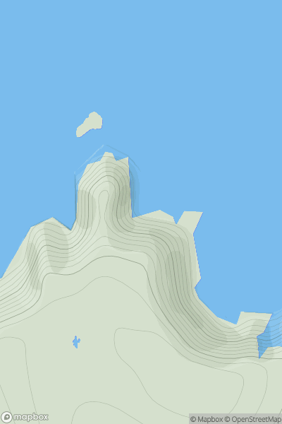 Thumbnail image for Gerva Stack showing contour plot for surrounding peak