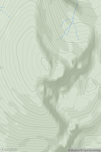 Thumbnail image for The Storr showing contour plot for surrounding peak