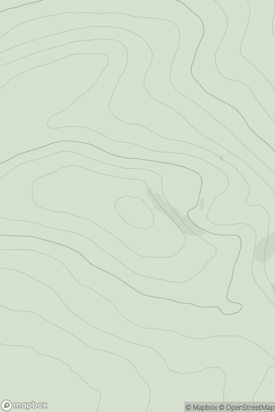 Thumbnail image for Hill of Heddle showing contour plot for surrounding peak