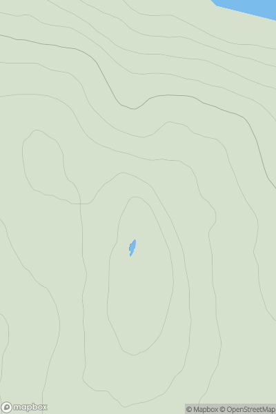 Thumbnail image for Vinquin Hill showing contour plot for surrounding peak