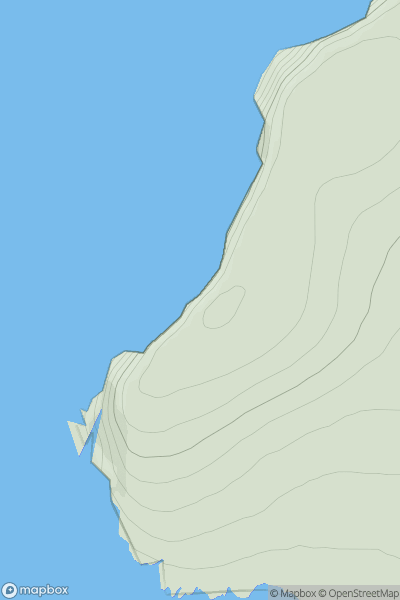 Thumbnail image for Marwick Head showing contour plot for surrounding peak
