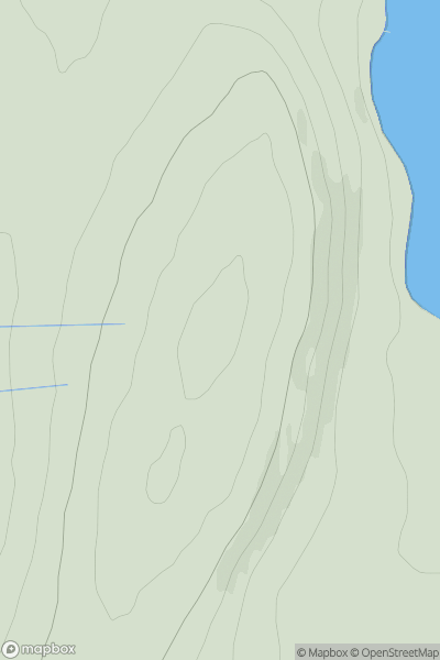 Thumbnail image for Vinquoy Hill showing contour plot for surrounding peak