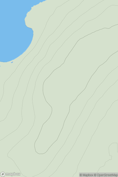 Thumbnail image for Hoxa Hill showing contour plot for surrounding peak