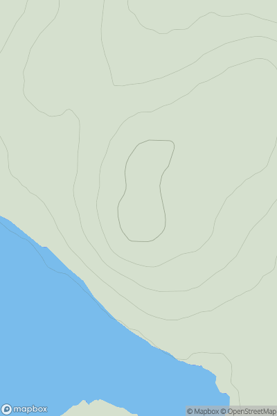 Thumbnail image for Kier Fiold showing contour plot for surrounding peak