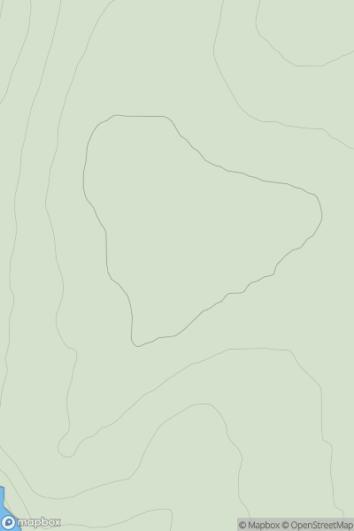 Thumbnail image for Gallow Tuag (South Walls) showing contour plot for surrounding peak
