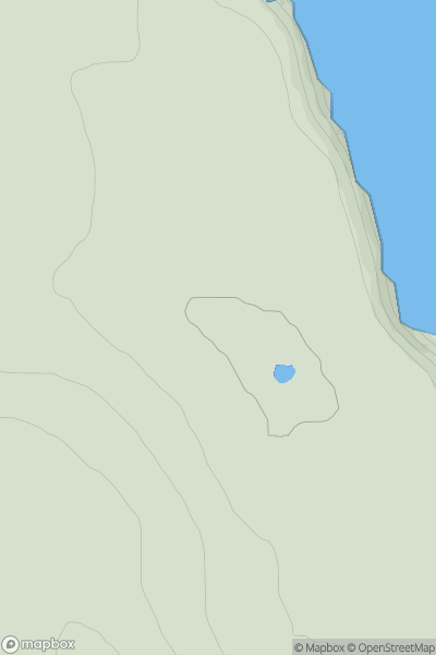 Thumbnail image for Goltonquoy Hill showing contour plot for surrounding peak