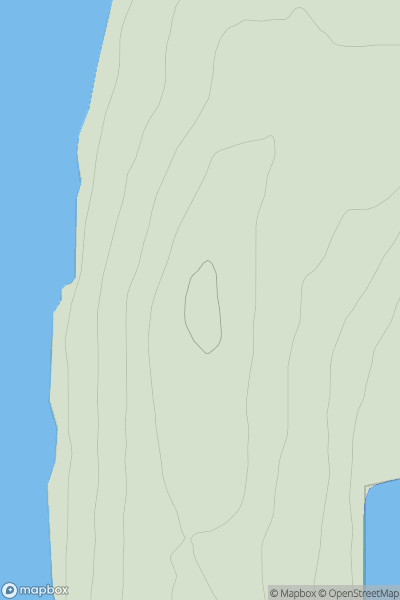 Thumbnail image for Gump of Spurness showing contour plot for surrounding peak