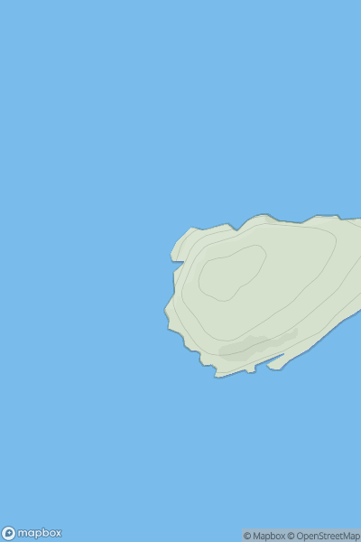 Thumbnail image for Brough of Birsay showing contour plot for surrounding peak