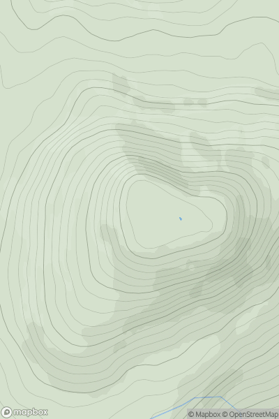 Thumbnail image for Healabhal Mhor showing contour plot for surrounding peak