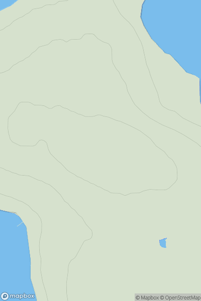 Thumbnail image for Thomson's Hill (Fara) showing contour plot for surrounding peak
