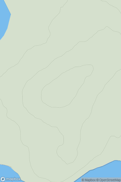 Thumbnail image for Rackwick Fiold showing contour plot for surrounding peak