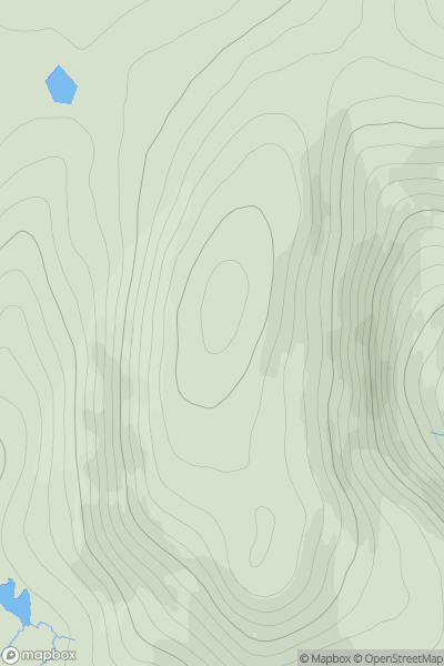 Thumbnail image for Crionaig showing contour plot for surrounding peak